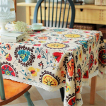 Retro p&auml;evalillemustriga pits puuvillane linane kangas laudlina lauakatte dekoor 60*60cm