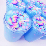 Pehmed Lollipop Slime m&auml;nguasjad lastele Kummist Lizun Slime Stressivastased m&auml;nguasjad D&uuml;naamiline liiv pigistatavatele m&auml;nguasjadele 60ml