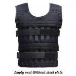 Jooksuharjutuse raskusvest Fitness Tool Poks Treeningvarustus Sport Koormusvest must