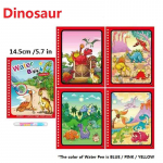 Laste maagiline maagiline grafiti beebi veealbumi pusle alushariduse lasteaia v&auml;rvimine Dinosaur