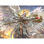 5D DIY teemantmaali t&auml;isring puur  Angel Warrior  3D kivist tikand 20X30CM