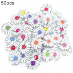 Puntos 50tk Marguerite kujuga 2 auguga puidust n&ouml;&ouml;bid riided &otilde;mblemine scrapbooking dekoor