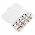 5 tk Nail Art C kumera kujuga pikendusjuhised n&auml;pun&auml;ited foolium akr&uuml;&uuml;llakk geel UV-disaini vorm korduvkasutatav manik&uuml;&uuml;ri t&ouml;&ouml;riist