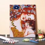 Kunst DIY Maalimine numbrite j&auml;rgi Hobid Teemantmaal Digitaalne &otilde;limaal &Otilde;limaal Kodukaunistus Numbrite maalimine 40x50cm no frame