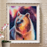 Full Drill Teemantmaaling Mosaiik Ehitusmaastik Ristpistes Tikand Linn k&auml;sitsi valmistatud kingitus Full Round 20X30CM