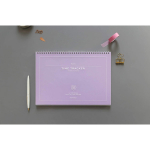 PAPERIAN Believe TIME Tracker &ndash; A4-formaadis juhtmega kuup&auml;evata &otilde;ppeplaneerija, ajakava (roosa, m&auml;nniroheline, hall, violetne) Violet