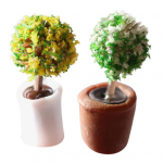Kingituseks 2 tk taimepottidega minikaunistusega vaiguga nukumaja bonsai mudel
