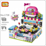 LOZ 1728 Dream l&otilde;bustuspargi kaitseraua auto Dodgemi arhitektuurimudel DIY miniplokid, klotsid, ehitusm&auml;nguasi lastele, kingitus ilma karbita