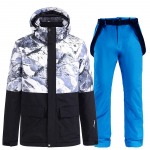 Meeste Suusakost&uuml;&uuml;m Talvine V&auml;lisport Hingav, Soe Tuulekindel Veekindel Suusatamine Lumelauajakk Suusap&uuml;ksid Meeste Lumekost&uuml;&uuml;m Suusakomplekt M