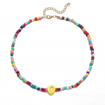 IF ME Korea v&auml;rvilised helmestega p&auml;rlikeed Mood Lilled Mitmekihilised kaelakeed Choker Naiste ehted Aksessuaarid 1