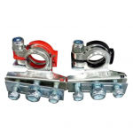 2 tk positiivset negatiivset auto veoauto kaubiku s&otilde;iduki aku klemmid pistikud klambrid