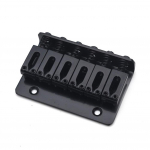 6 stringi 65 mm metallist fikseeritud kitarrid Hardtail Saddle Bridges Kitarr Tailpiece Bridges Elektrikitarr must