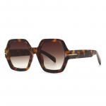 SO&EI Fashion Polygon Square Naiste p&auml;ikeseprillid Retro br&auml;ndi disainer Jelly Tea Prillid Meeste Gradient p&auml;ikeseprillid Varjud UV400