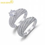 SACE GEMS Risti vasesulamist tsirkoon Superpositsioonis&otilde;rmus Naiste ehted Pulmalubadus Peokink avatud 6