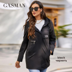 Gasman naiste mantel, kevad 2022, mood l&uuml;hike vabaaja tuulejope, kvaliteetne naiste joped &otilde;hukesed tuulekindlad trent&scaron;mantlid v&auml;lir&otilde;ivad 8211 S must