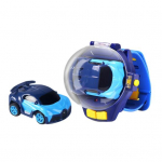 1 komplekt meelelahutus Laetav keskkonnas&otilde;bralik Creative Mini Cartoon RC autokella juhtimism&auml;nguasi tumesinine v&auml;rv