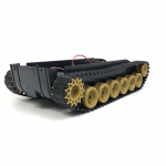 1 tk Smart Robot Tank &scaron;assii j&auml;lgimise DIY auto &scaron;assii liitmikud kollane