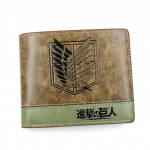 Anime Attack On Titan PU nahast meeste rahakott Jiyuu no Tsubasa l&uuml;hike rahakott