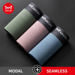 MiiOW 3Tk Modal Seksikas Meeste Aluspesu Bokserp&uuml;ksid Alusp&uuml;ksid Antibakteriaalne Pagasiruumi Meeste Alusp&uuml;ksid Hingavad Bxoershorts Aluspesu L