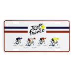 Les Tr&eacute;sors De Lily [A1952] - Metallist tahvel  Tour de France  sinine valge punane - 30x15 cm mitmev&auml;rviline