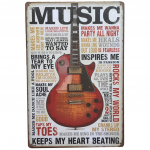 Euroopa ja Ameerika retro metallimaalingute rippuv metallplakat 30x20cm