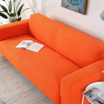 Polari fliisist diivanikatted elutoa tugitooli kate Pleed L-kujuline nurgadiivani kate Diivani kate koduistme jaoks pillow case 45x45cm oranž