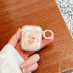 Flower Duck Cartoon p&otilde;rutuskindel kate silikoonist pehme l&auml;bipaistev juhtmevaba Bluetooth k&otilde;rvaklappide &uuml;mbris Apple Airpod Pro 2. 3 2 1 kate jaoks For Airpods 1 2