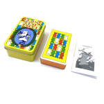 Tarom&auml;ng Kaardim&auml;ng Waite Iron Box Tarot &Uuml;likond Kaardilauam&auml;ng Pronks Oracle Card Party Mitme m&auml;ngijaga vabaajam&auml;ng 10*6*4cm