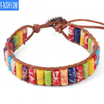 6 mm Imperial Crystal Silindriline helmestest nahast k&ouml;is k&auml;ev&otilde;ru Bohemian Rainbow Stone helmestest k&auml;ev&otilde;rud naistele Mixed-Color