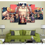 Moodne plakatiraam seinakunst Kodukaunistus 5 paneeliga &uuml;hes t&uuml;kis tegelane elutuba l&otilde;uend HD-print Modulaarsed pildid maalimine 20x35cm*2 20x45cm*2 20x55cm*1