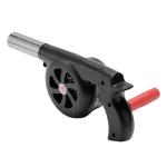 Eemaldatav k&auml;eshoitav BBQ-ventilaator Mini-BBQ-ventilaator &Otilde;hupuhur grillimiseks Kerge tulega l&otilde;&otilde;ts Grillimist&ouml;&ouml;riist Matkagrilli tarvikud must