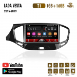 2Din 9 Android Carplay LADA Vesta Cross Sport 2015-2019 autode multimeediumipleierile GPS-navigatsioonis&uuml;steemiga Wifi stereoraadio peakomplekt koos raamiga 2+32 GB 1+16GB