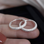 925 Sterling Silver Vintage s&auml;ravad k&otilde;rvar&otilde;ngad naistele Trendikas k&otilde;rvar&otilde;nga ehted allergiat ennetavad peotarvikud kingitus valge