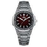 PAULAREIS Quartz Carved Parrot Calendar Glow meeste k&auml;ekell QUARTZ WATCH