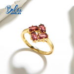 925 Sterling h&otilde;bedane naiste s&otilde;rmus naturaalne punane granaat okt 3*5mm v&auml;&auml;riskivist peen ehe t&uuml;drukutele kena s&uuml;nnip&auml;evakingitus Bolai us ring size 6# punane