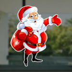 H&auml;id j&otilde;ule Isekleepuv autokleebis Veekindlad autodekoratsioonid A-15cm-Longest Side