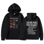 2023 Retro Taylor The Eras Tour Butterfly Print Hoody Hip Hop Streetwear Hoodie Unisex Naiste Trendikad dressipluusid Unisex jaoks 3XL