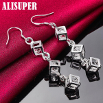 925 Sterling Silver Baishige AAA tsirkoon k&otilde;rvar&otilde;ngad Ehted