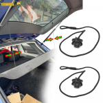 2tk auto pakiriiuli n&ouml;&ouml;r Tonneau katterihm VW Golf MK5 MK6 Rabbit R R32 R20 GTI luugi tagaluugi pagasiruumi jaoks