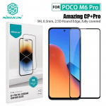 Poco M6 Pro Glass Nillkin CP+Pro Full Screen Protector karastatud klaasist kile jaoks POCO M6 Pro