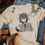 Persona 5 T-s&auml;rgid Naiste Manga Top Naiste Y2k riided L