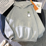 Meeste ja naiste pikkade varrukatega stuudio Ghibli kapuuts Totoro kampsunid Pusad S&uuml;gis Talv Jaapani Anime tr&uuml;kkimine S