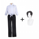 Okkotsu Yuta Cosplay Anime Jujutsu Kaisen Yuta Okkotsu Cosplay Kost&uuml;&uuml;m &Uuml;laosa P&uuml;ksid V&ouml;&ouml; &Uuml;htlane &Uuml;likond Halloweeni Peo R&otilde;ivad L-(Costume+Wig)