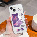 Apple iPhone'i &uuml;mbris 4 5 6 7 8 Plus 11 12 13 14 15 X XR tagakaas Fashion L&auml;bipaistev p&otilde;rutuskindel matt pehme silikoon Astronaut iPhone kaitseraua jaoks iPhone 11