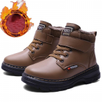 Talvised Lapsed Pluss Velvet Soojad Saapad Lastejalatsid Poistele Lumesaapad 30 must