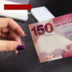 100 tk Rahaleht paberraha m&uuml;ntide albumist M&uuml;ntide rahahoidjad l&auml;bipaistvad PVC paberraha pangat&auml;hed None