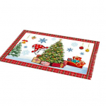 J&otilde;uluvaip V&auml;rviline tr&uuml;kk Libisemisvastane Dekoratiivne Pestav Kulumiskindel uusaasta Pidulik uksematt Sissep&auml;&auml;suvaip siseruumides &otilde;ues Kodukaunistus Uksematt S