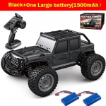 Uus 50 km/h RC-auto 4x4 maastikus&otilde;iduauto 4-veolised &uuml;liharjadeta kiirraadio veekindel veoauto kaugjuhtimispuldiga m&auml;nguasi lastele 2 battery must