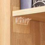 Riiulitugede hoidikud Seinale kinnitatav riidekapp riiuliriiulid Kleepuvad tihvtid Kapi vaheseina kronstein kapi tugiklamber 10pcs