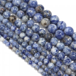 Sodaliidist helmed Sinised kivist lahtised helmed 4 6 8 10 12 mm lahtised helmed ehete valmistamise tarvikute meisterdamiseks Dia 4mm